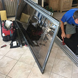 sliding glass door frame repair Fair Oaks